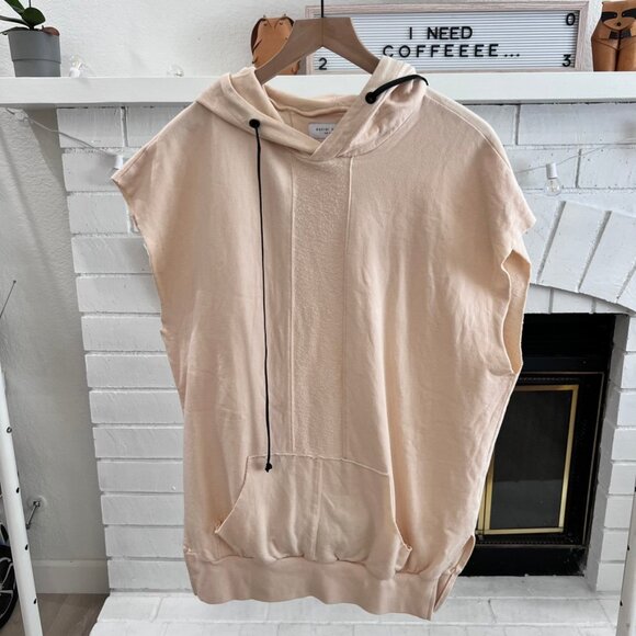 Daniel Patrick LA Knomadik Drawstring Oversize Hooded Vest and Jogger Set - Picture 2 of 8